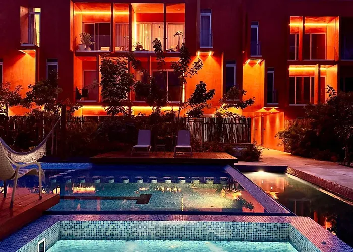 3br En Aldea Zama-roof Top-2 Pool-fast Wifi-gym Appartement Tulum