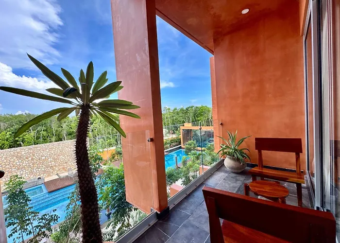 Appartement 3br En Aldea Zama-roof Top-2 Pool-fast Wifi-gym Tulum