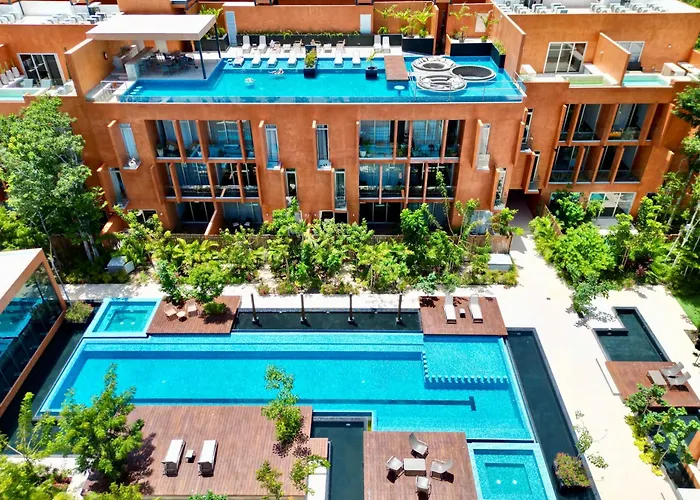 3br En Aldea Zama-roof Top-2 Pool-fast Wifi-gym